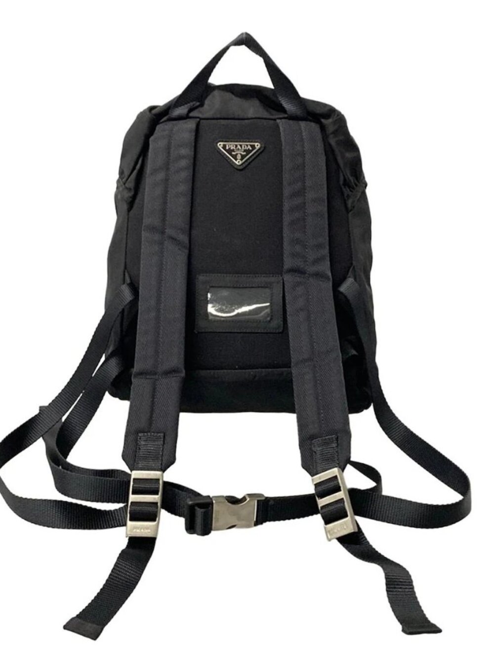 PRADA - Black Nylon Backpack - Picture 2 of 15